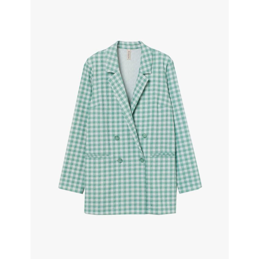 Linen Check Blazer